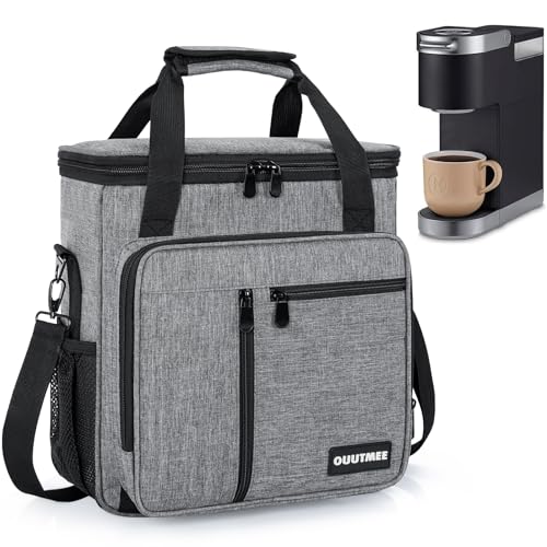 Coffee Maker Carrying Bag for Keurig K (Gray / For K-mini/K-mini Plus)