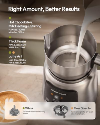 DualFro Ultra Milk Frother and Steamer