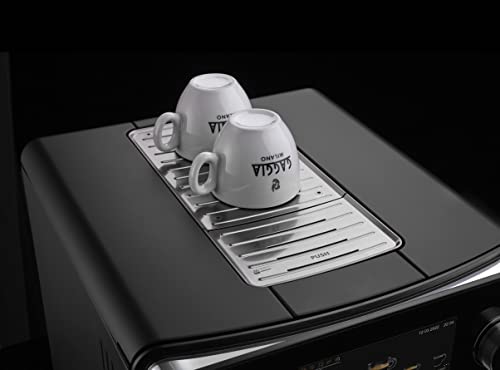 Accademia Luxury Italian Fully Automatic Espresso Machine with 19 Customized drink settings (Large / Black)