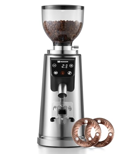 Titanium 64mm Flat Burr Coffee Grinder for Espresso (Titanium Flat Burrs)