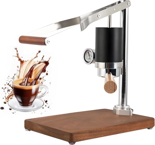 Manual Espresso Maker Set with Pressure Gauge