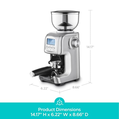 Tornado Electric Conical Burr Coffee Grinder with LCD Display