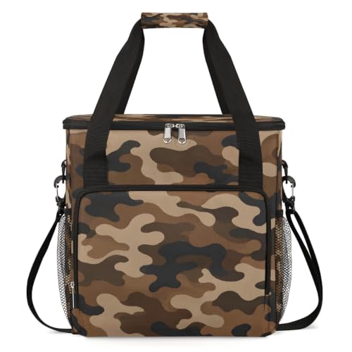 Maker Carring Bag Camo Coffee Travel Carrying Storage Tote Bag (Print 24)