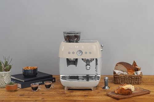 EGF03 Semi Automatic Espresso Machine with Built (8.8 oz / Cream)