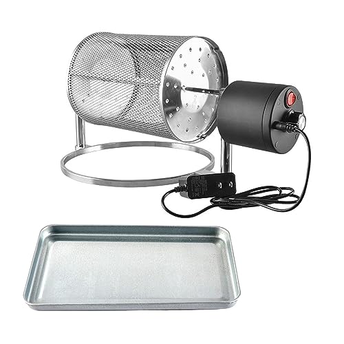Coffee Roaster Machine Stainless Steel Coffee Bean Roaster with Heat Resistant Cover and Large Viewing Window Suitable for Home Gat