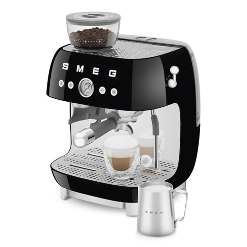 EGF03 Semi Automatic Espresso Machine with Built (8.8 oz / Black)