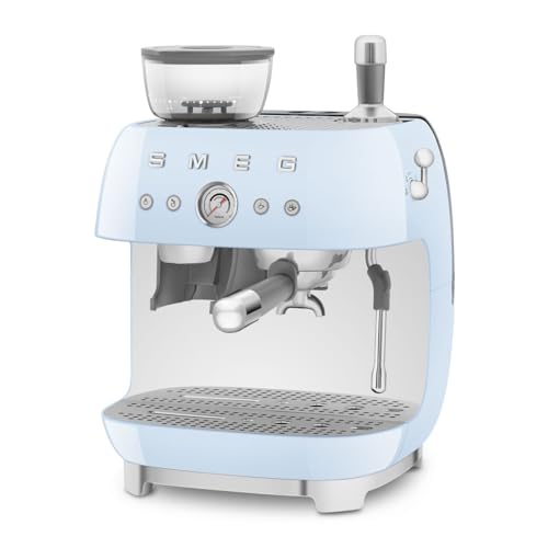 EGF03 Semi Automatic Espresso Machine with Built (8.8 oz / Pastel Blue)