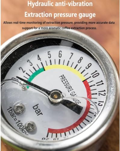 Manual Espresso Maker Set with Pressure Gauge