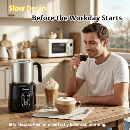 Detachable Milk Frother and Steamer