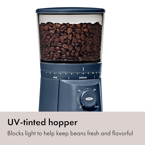 Brew Conical Burr Electric Coffee Bean Grinder (Storm Blue)