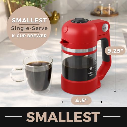 Micro Café Brewer Compact Coffee Maker for K (Red)