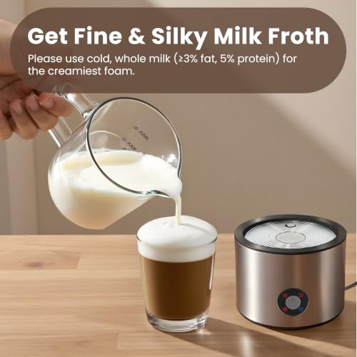 Detachable Milk Frother (Silver)