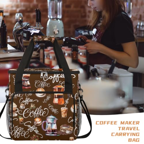 Coffees Pattern Coffee Maker Carring Bag with Keurigs K (B 012)