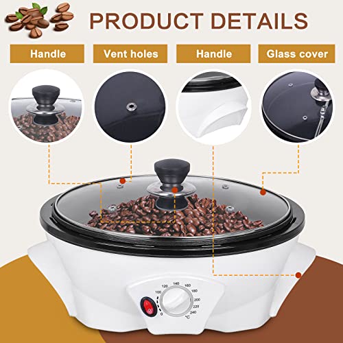 1.1LB Electric Coffee Bean Roaster 1200W