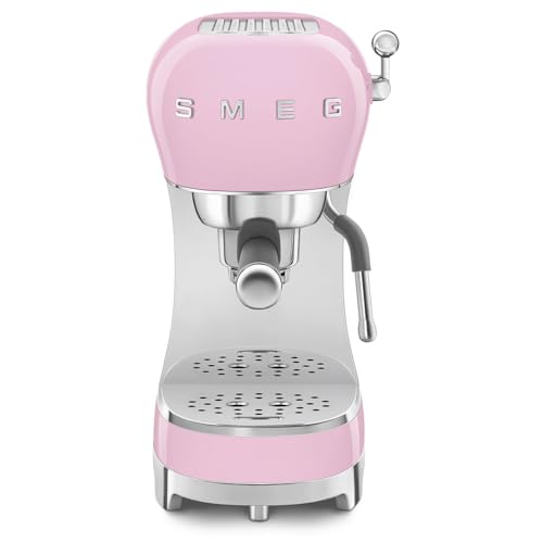 Manual Espresso Machine with Steam Wand (13" / Pink)