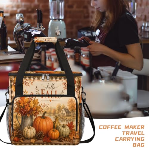 Autumn Pumpkin Coffee Maker Carring Bag with Keurigs K (C 013)