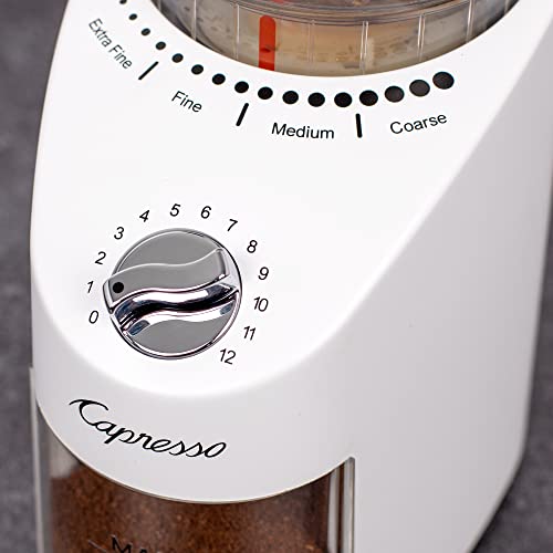 Infinity Plus Conical Burr Grinder (White / 11 oz (Pack of 1))