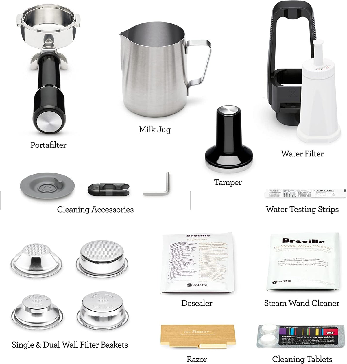 BES920XL Dual Boiler Espresso Machine (Brushed Stainless Steel)