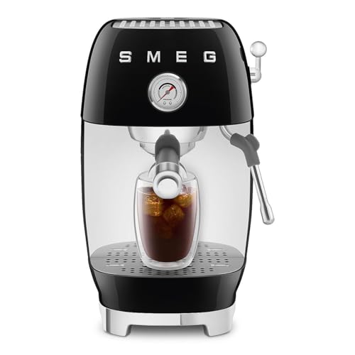 ECF03 Made in Italy Retro Espresso Machine with Cold Brew (Standard / Black)