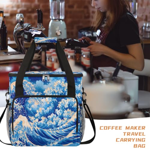 Ocean Waves Coffee Maker Carring Bag with Keurigs K (C 007)
