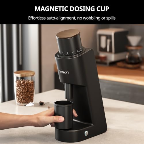 Geimori GU38 Coffee Grinder for Espresso&Drip (Black)