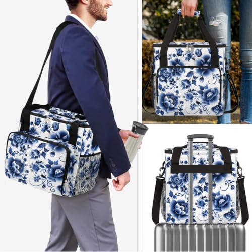 Blue Flower Coffee Maker Carring Bag with Keurigs K (C 006)