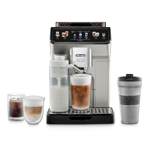 Eletta Explore Espresso Machine with Coffee Grinder (Silver)