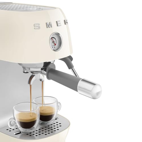 ECF03 Made in Italy Retro Espresso Machine with Cold Brew (Standard / Cream)