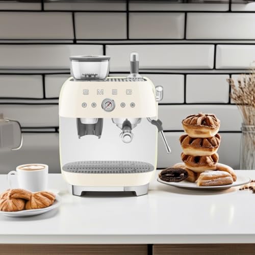 EGF03 Semi Automatic Espresso Machine with Built (8.8 oz / Cream)