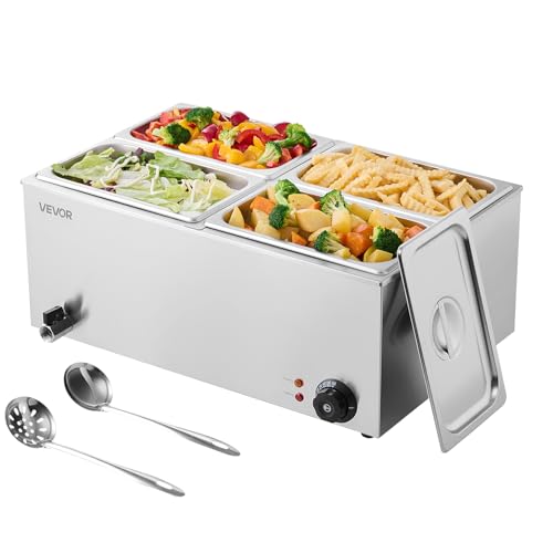 4 Pan Commercial Food Warmer (4x1/4Pan;24QT)