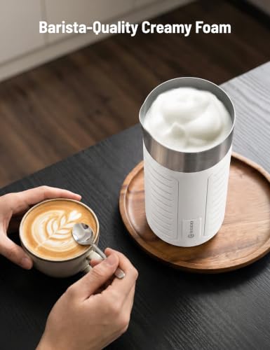Waterproof Milk Frother and Steamer (Ivory)
