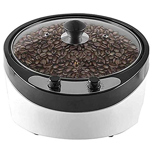 Home Coffee Roaster Machine Electric Coffee Bean Roasting Machine High Capacity Bevel Design with Temperature Adjustment for Baking Coffee