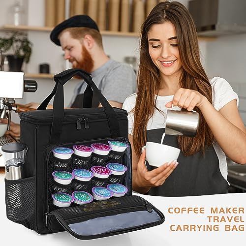 Coffee Maker Carrying Bag for Keurig K (Black / For K-mini/K-mini Plus)