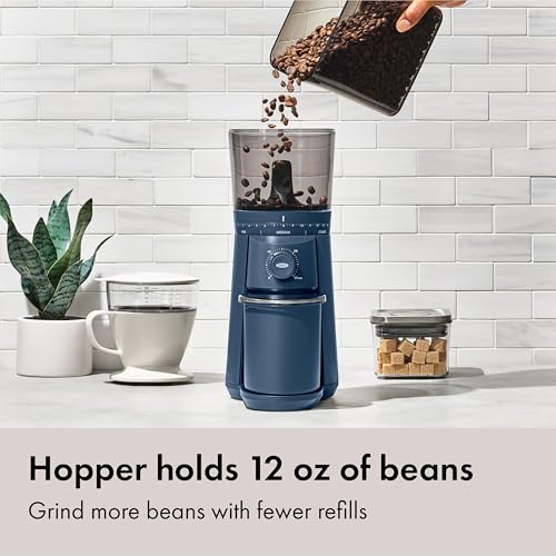 Brew Conical Burr Electric Coffee Bean Grinder (Storm Blue)
