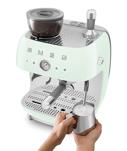 EGF03 Semi Automatic Espresso Machine with Built (8.8 oz / Pastel Green)