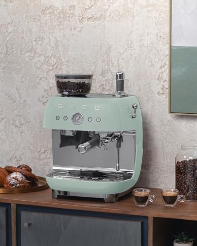 EGF03 Semi Automatic Espresso Machine with Built (8.8 oz / Pastel Green)