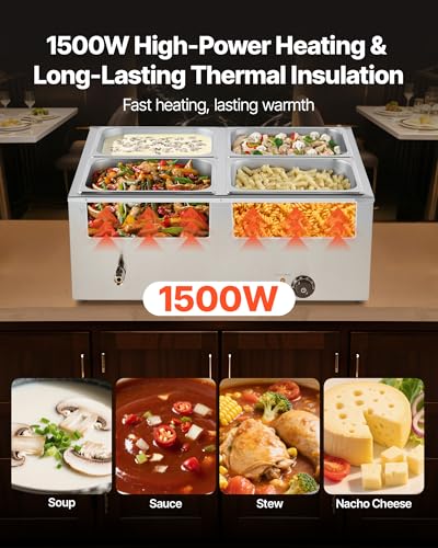 Commercial Food Warmer (4x1/2Pan;48QT)