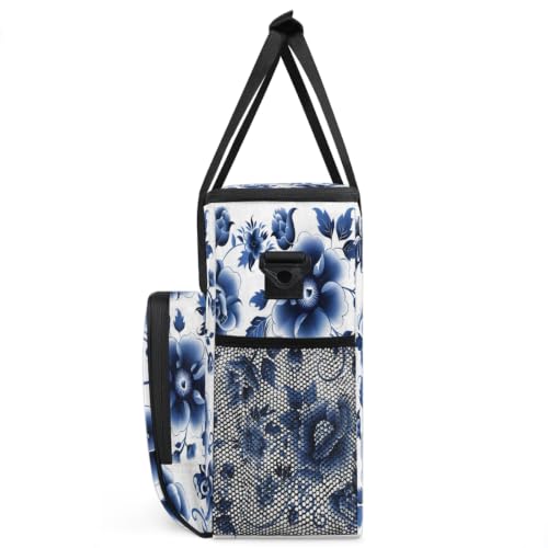 Blue Flower Coffee Maker Carring Bag with Keurigs K (C 006)