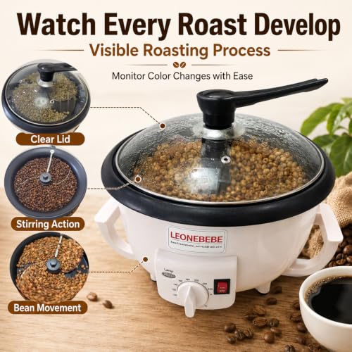 Electric Coffee Roaster Machine for Home Use (Without Timer)