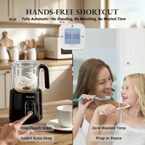 Detachable Milk Frother and Steamer