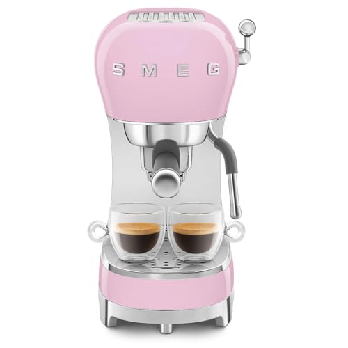 Manual Espresso Machine with Steam Wand (13" / Pink)