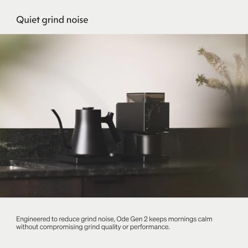 Ode Gen 2 64mm Flat Burr Coffee Grinder (Matte White)