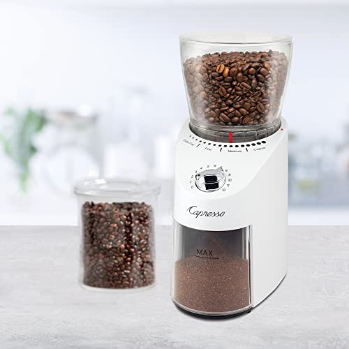 Infinity Plus Conical Burr Grinder (White / 11 oz (Pack of 1))
