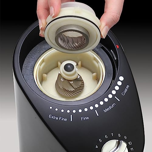 Infinity Plus Conical Burr Grinder (Black / 11 oz (Pack of 1))