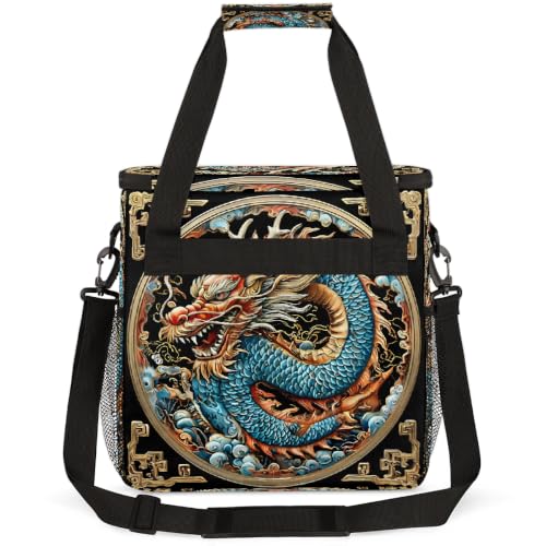 Maker Carring Bag Dragon Coffee Travel Carrying Storage Tote Bag (Print 1)