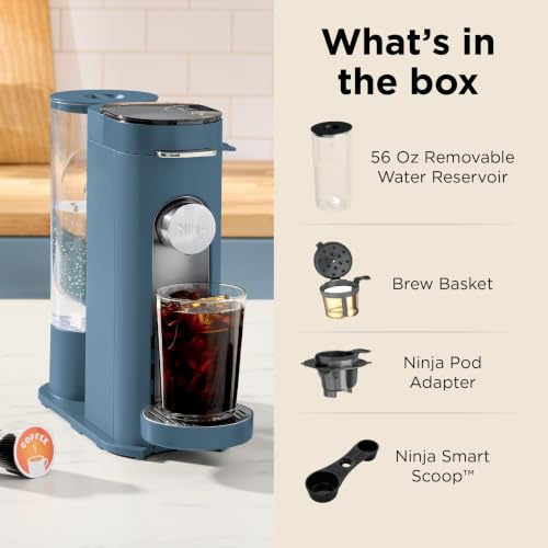 Pods & Grounds Iced Coffee Maker (Blue)