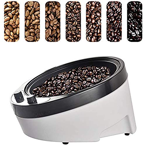 Home Coffee Roaster Machine Electric Coffee Bean Roasting Machine High Capacity Bevel Design with Temperature Adjustment for Baking Coffee