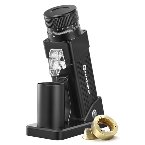 E55 Pro Single Dose Electric Coffee Grinder (Black)