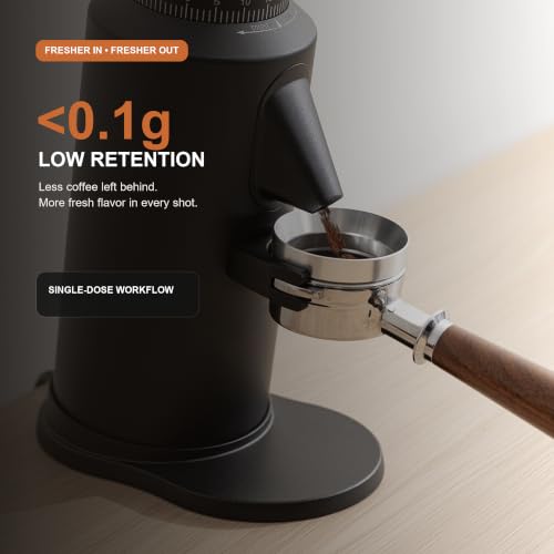 T64 Single Dose Coffee Grinder (Black)