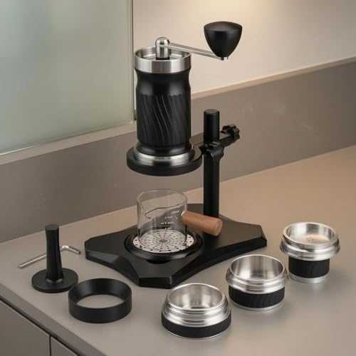 Portable Espresso Machine Manual Espresso Maker Hand Lever With Detachable Assembly And Stability Stand Suitable for home travel use